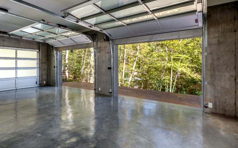 Polished Concrete Garage Floor