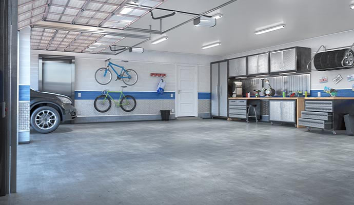 Polished Concrete Garage Floor3